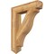 Ekena Millwork Funston Arts & Crafts Rough Sawn Bracket, Western Red Cedar, 6"W x 32"D x 40"H BKT06X32X40FST03RWR - alternate 1